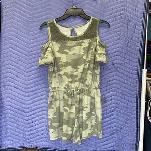 Camo Short Romper